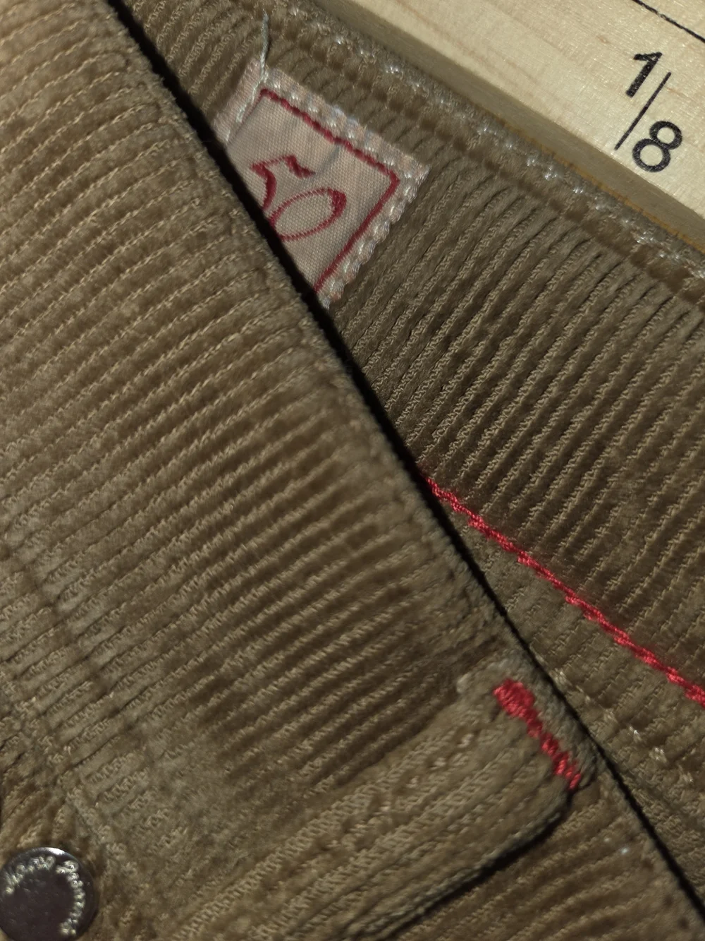 Marco Pescarolo Corduroy Pants-sz 34 Brown, 5 Pockets, Italian, No Keychain